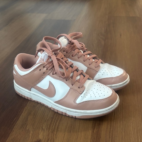 Nike Women's Blush and White Sneakers - Picture 1 of 4